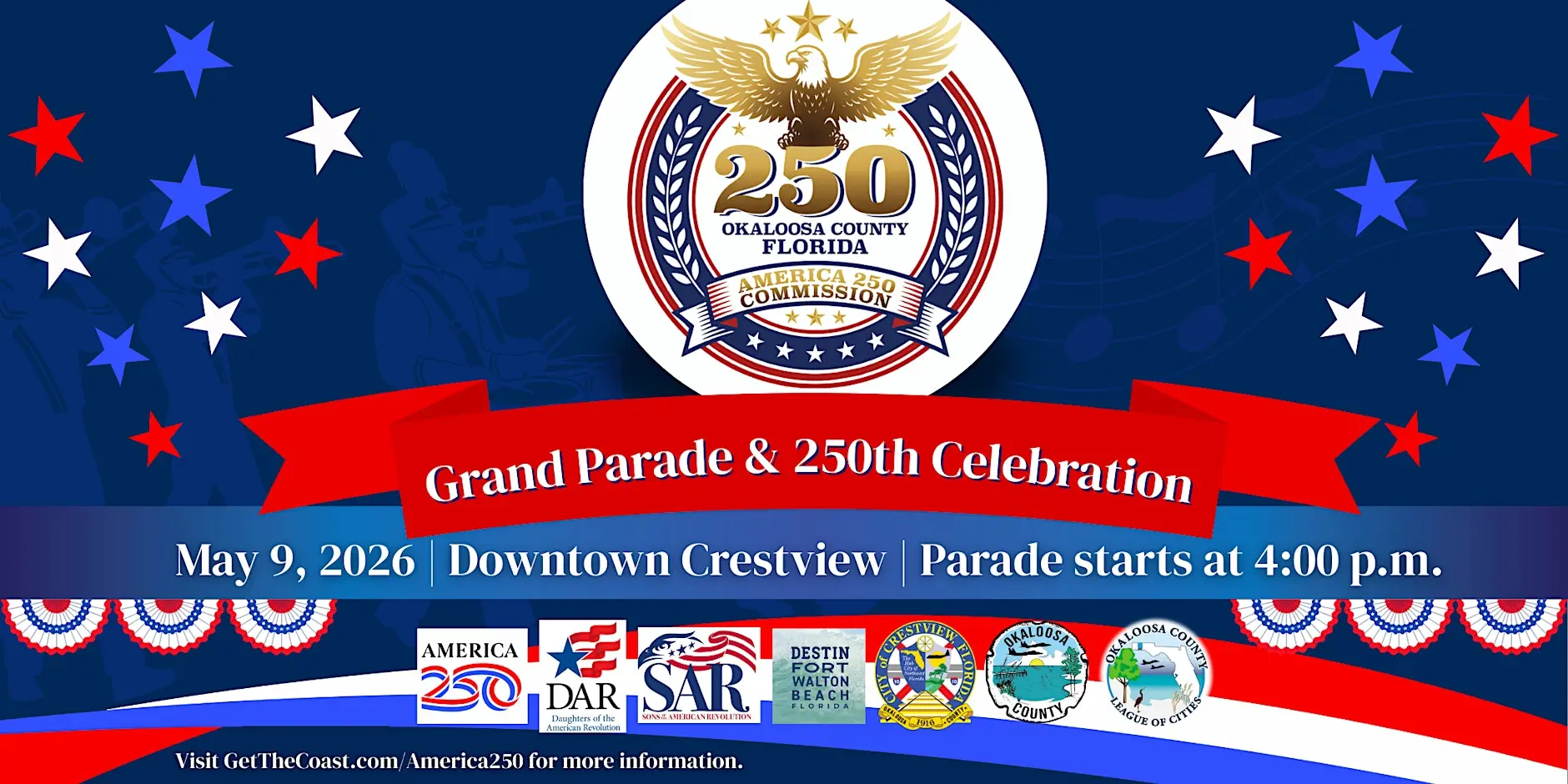 Okaloosa County America’s 250th Grand Parade & Celebration